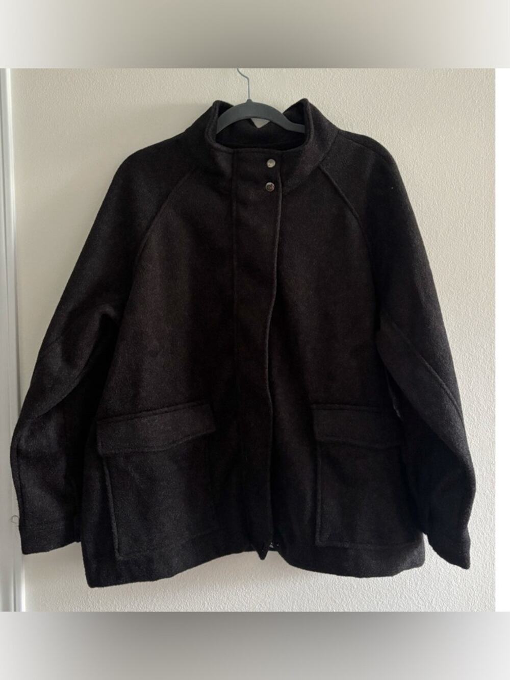NWT Men's Banana Republic Soft Warm Gray Zip Up Jacket XL